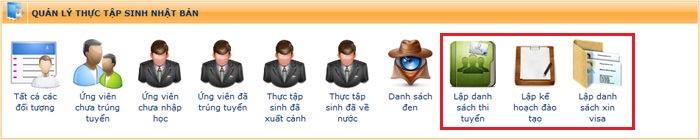 Phần mềm quản lý thực tập sinh, phần mềm quản lý tu nghiệp sinh